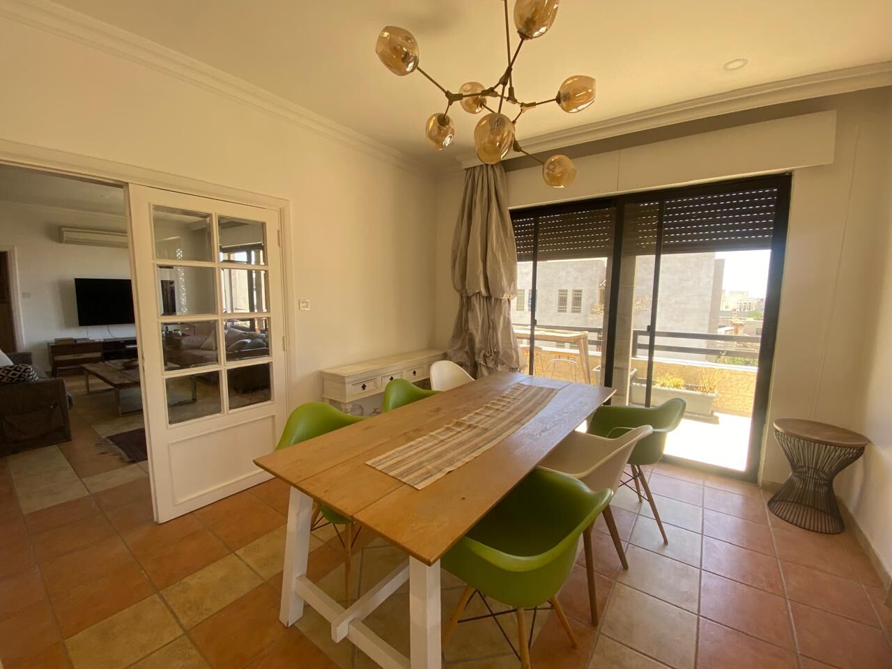 Abdoun, Apartments, Flats, Houses & Villas, JOD 20000/year,  Furnished,  3 BR,  260 Sq. Meter,  Furnished Rooftop For Rent In Abdoun