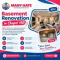 Basement Renovation In Chapel Hill | Manyhats