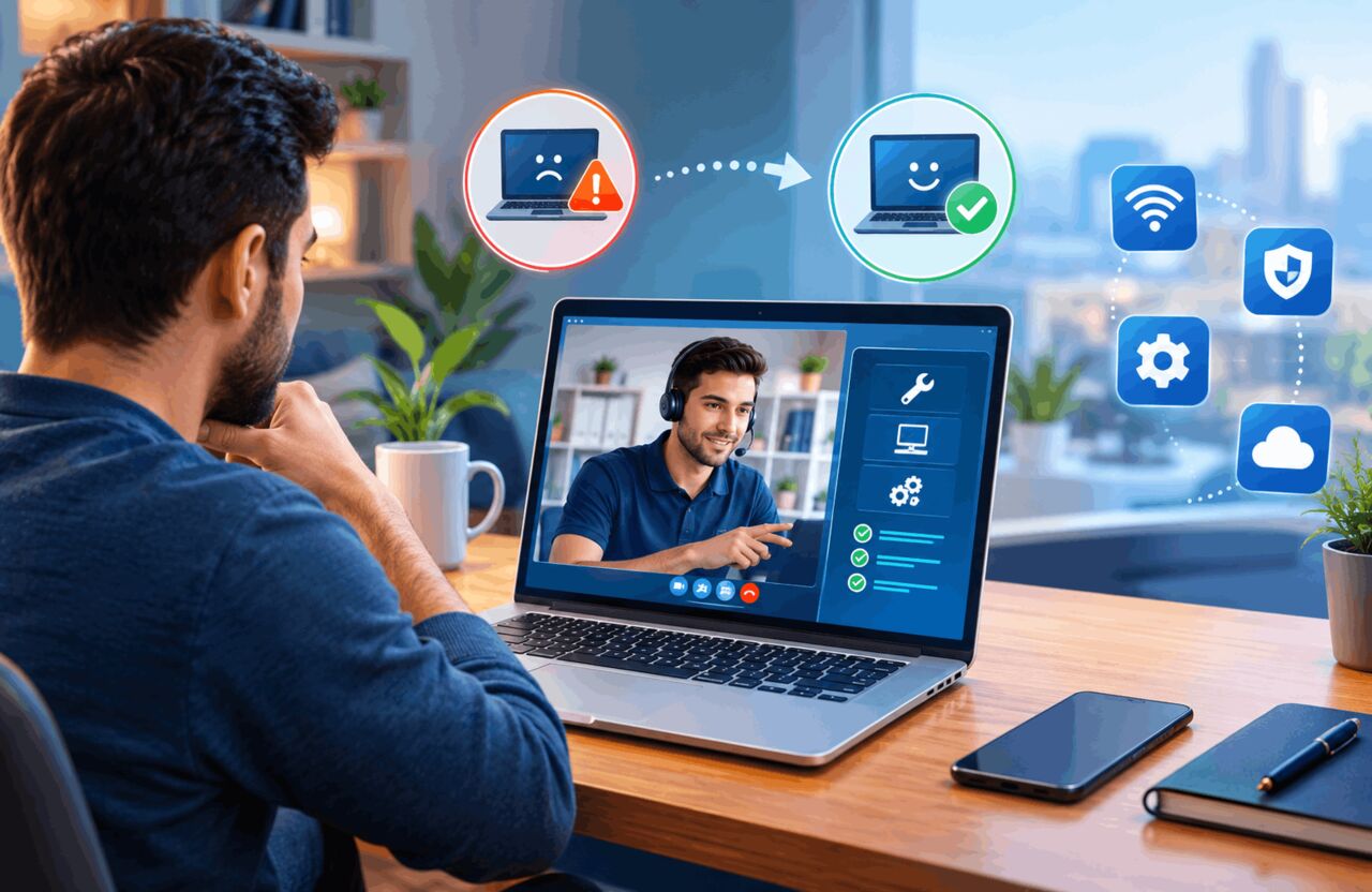 Los Angeles, Computer, Remote IT Support Services For Email & Account Problems