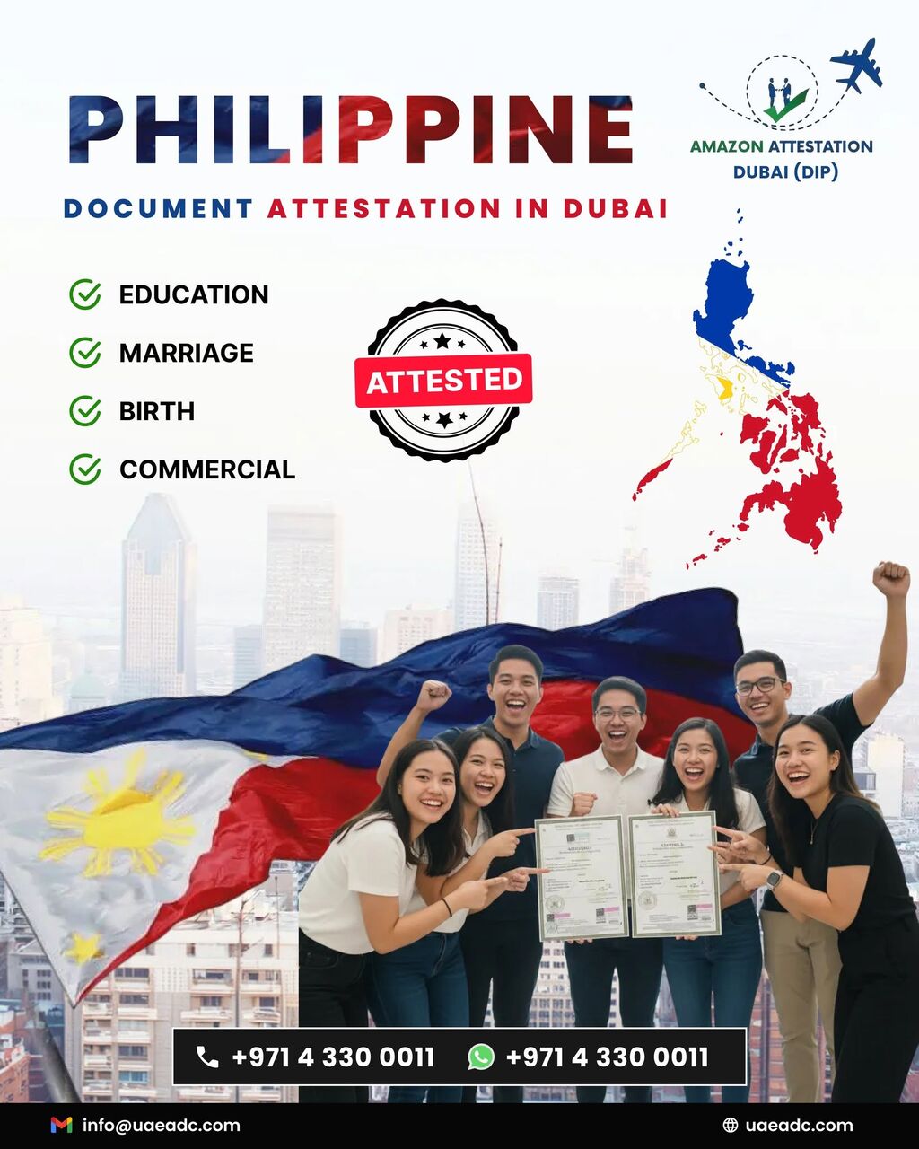 Dubai, Legal, Philippine Document Attestation Services In Dubai