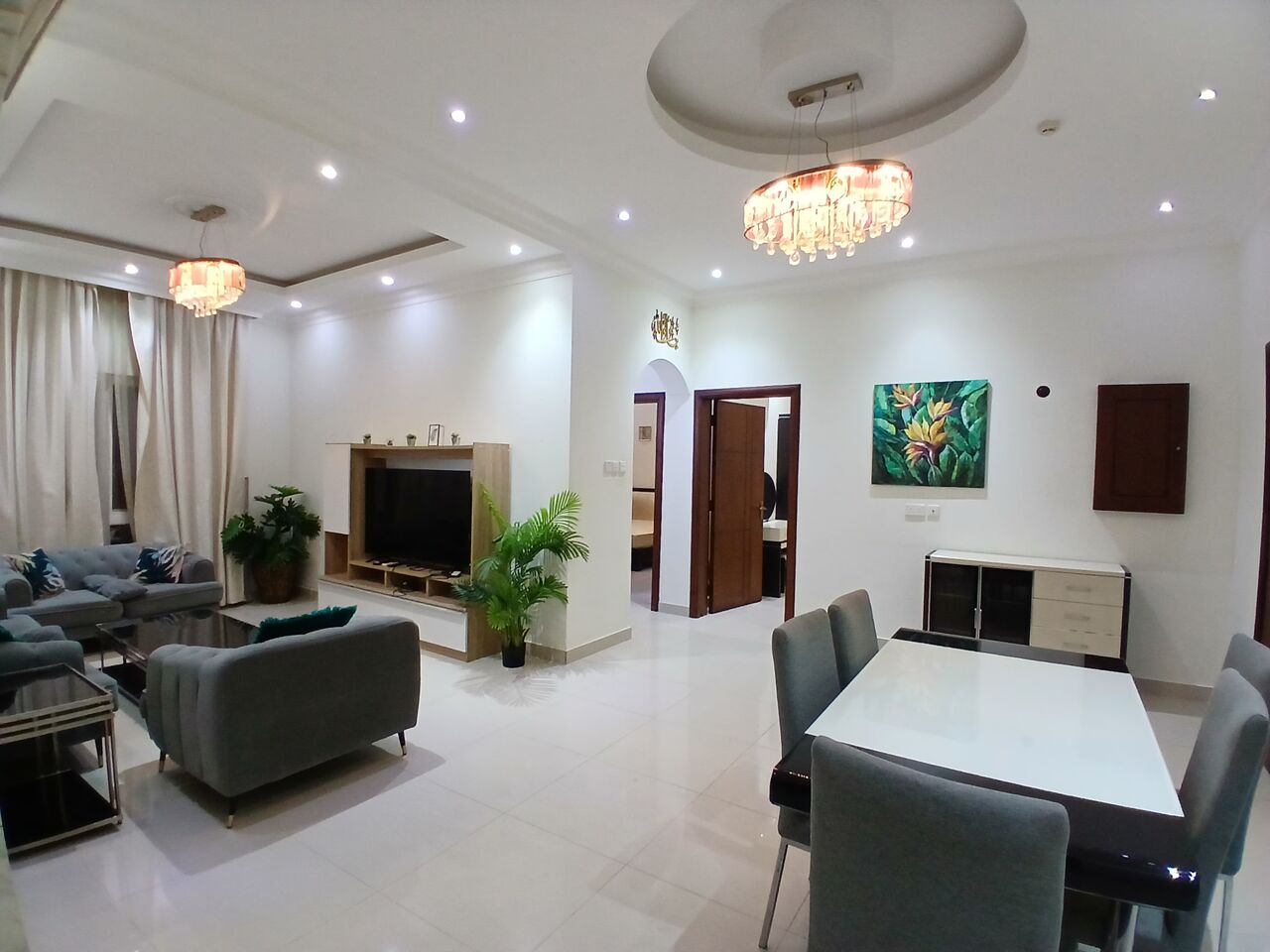 Hidd, Apartments, Flats, Houses & Villas, BHD 350/month,  3 BR,  Flat 3bhk Inclusive Furniture