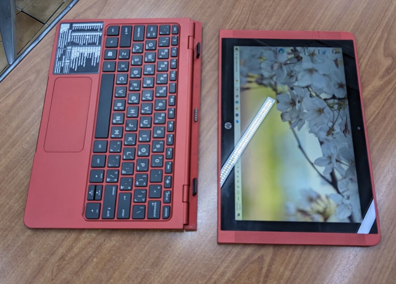 Manama, Computers, BHD 38,  HP Detachable Intel(R) Atom(TM) 2in1 Touch Laptop + Tablet Windows Ready To Use