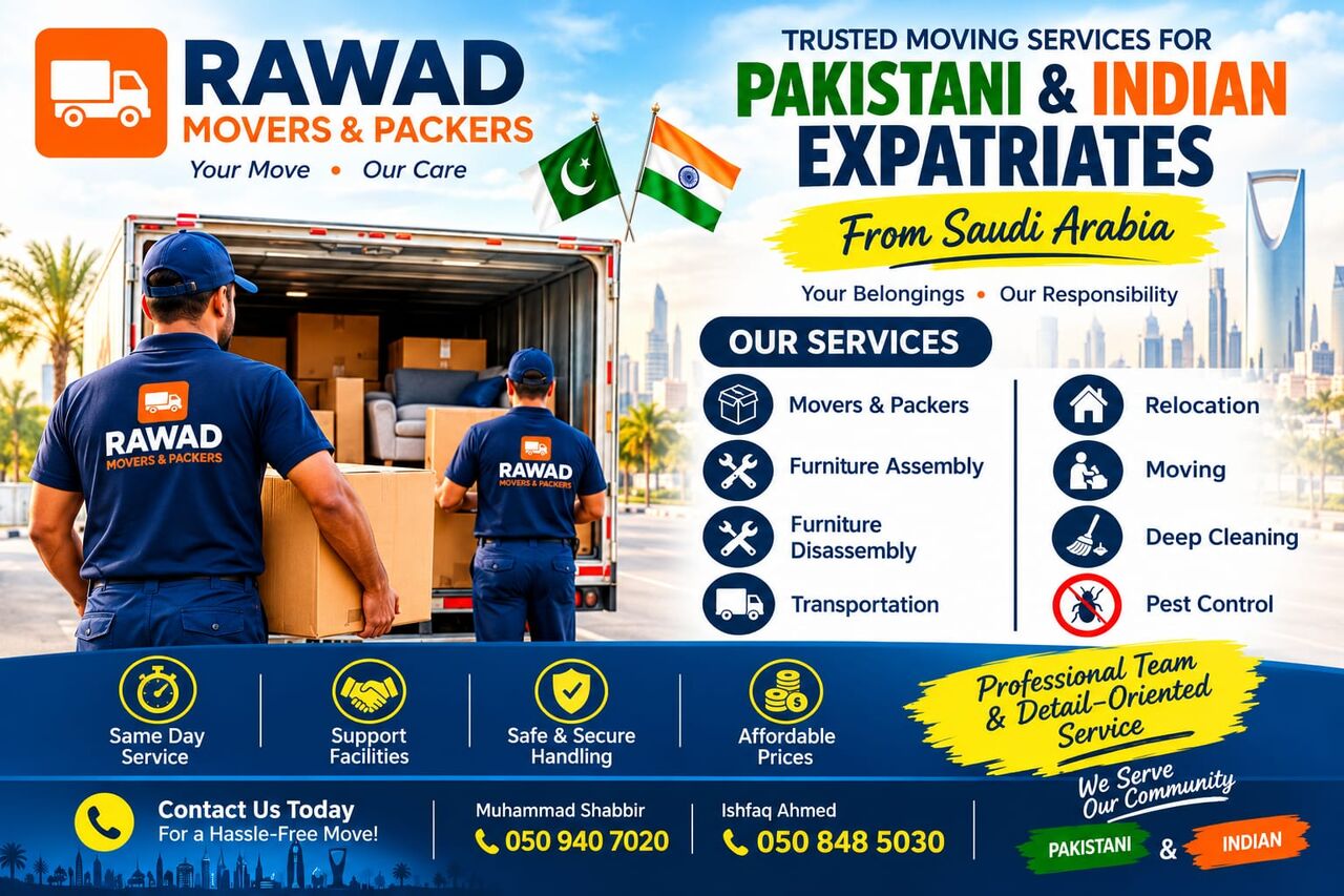 Riyadh, Labor/Moving, Home Office Shifting Services In Riyadh Pakistani Team