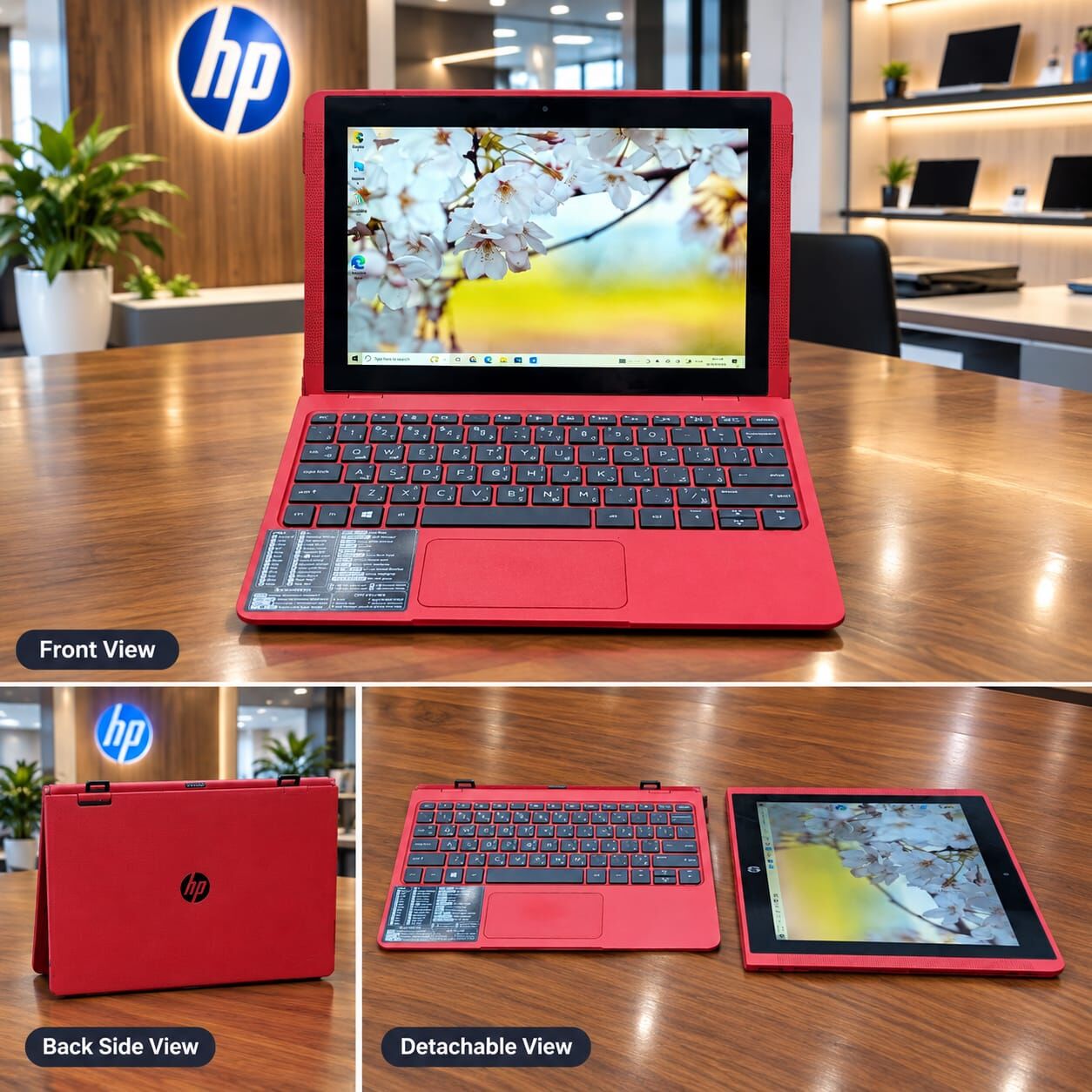 Manama, Tablet Computers, BHD 38,  HP Detachable Intel(R) Atom(TM) 2in1 Touch Laptop + Tablet Windows Ready To Use
