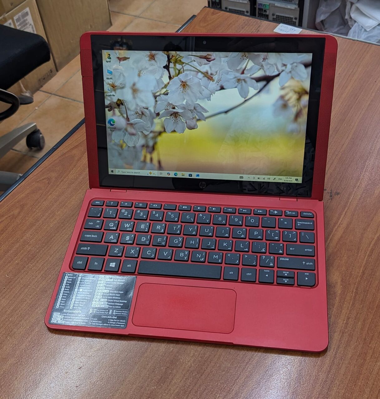 Manama, Tablet Computers, BHD 38,  HP Detachable Intel(R) Atom(TM) 2in1 Touch Laptop + Tablet Windows Ready To Use