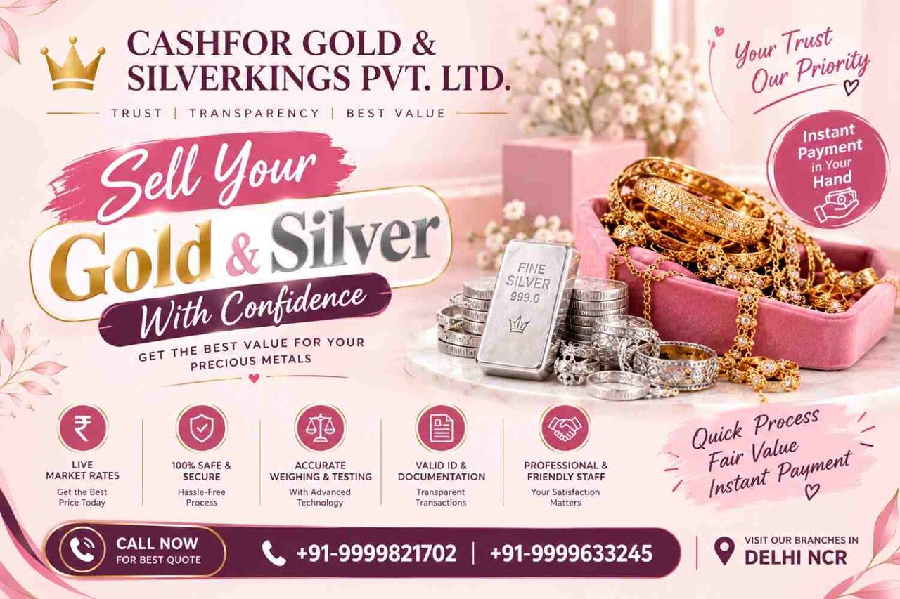 New Delhi, Items Wanted, How To Get Highest Cash For Silver In Delhi?