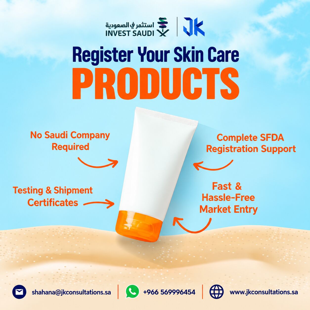 Riyadh, Business, Register Your Skincare Products In Saudi Arabia | SFDA Registration Support