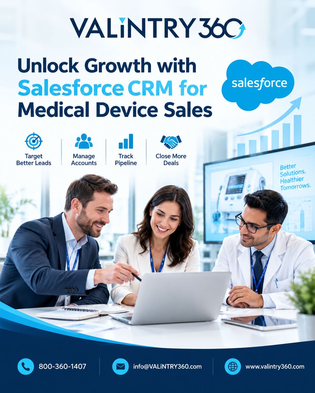 New York, Software Development, Unlock Growth With Salesforce CRM For Medical Device Sales
