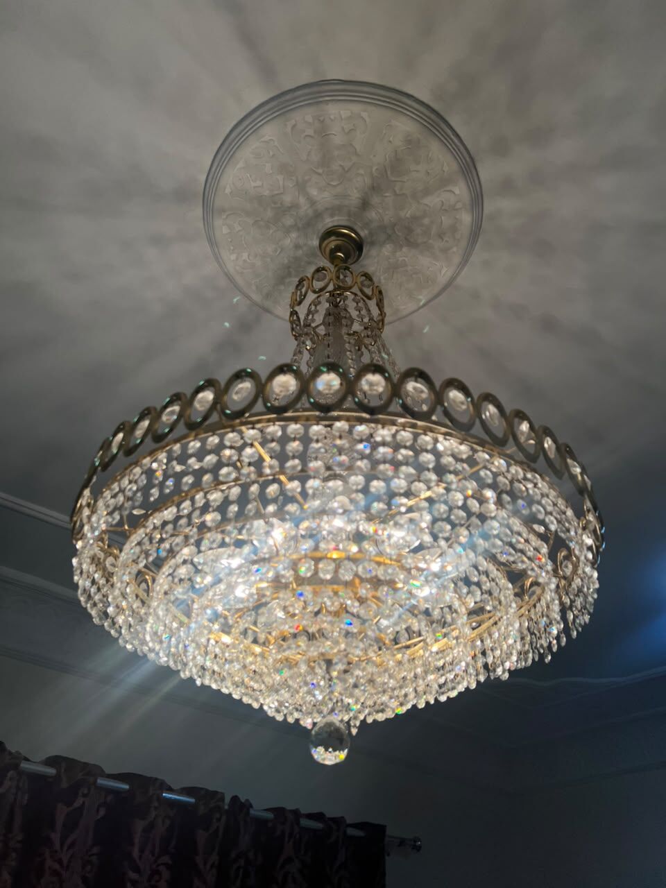 Al Bawadi, Household Items, SAR 450,  Original Crystal Chandelier &ndash; Luxury Large Size