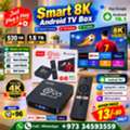 BHD 13,  8K Smart TV Box 5G With Android 16 Free All News & Sports Channels, Series & Latest Movies