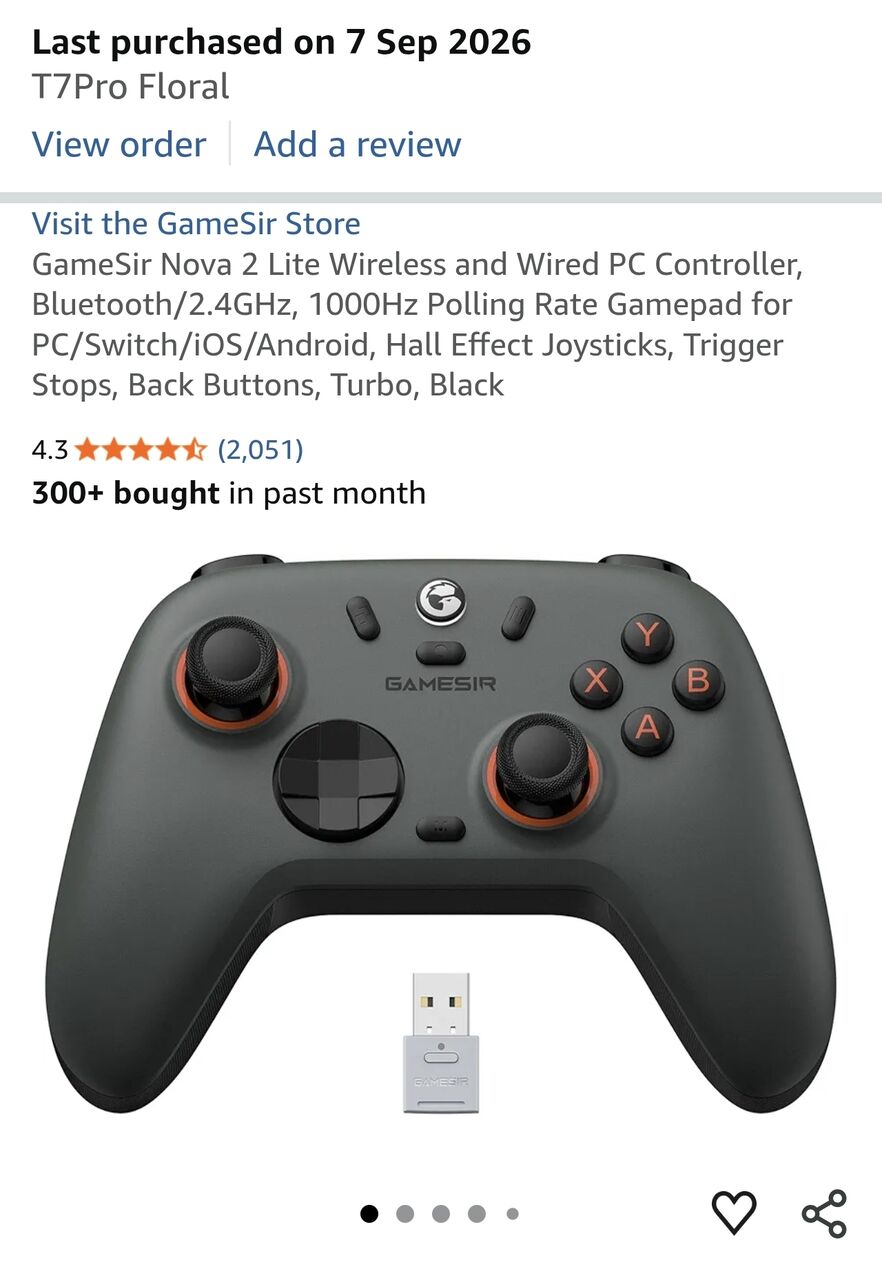 Khobar, Electronics, SAR 90,  Gaming Controller - Gamingsir Nova 2 Lite