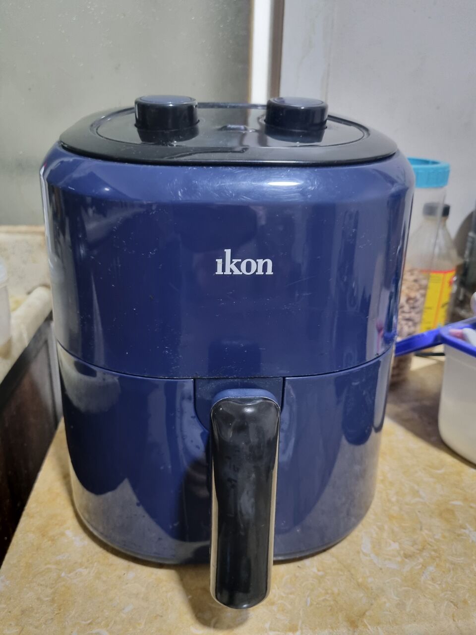 Al Thuqbah, Appliances, SAR 60,  Ikon Air Fryer 4.5 Liter For Sale (Royal Blue)- New Condition
