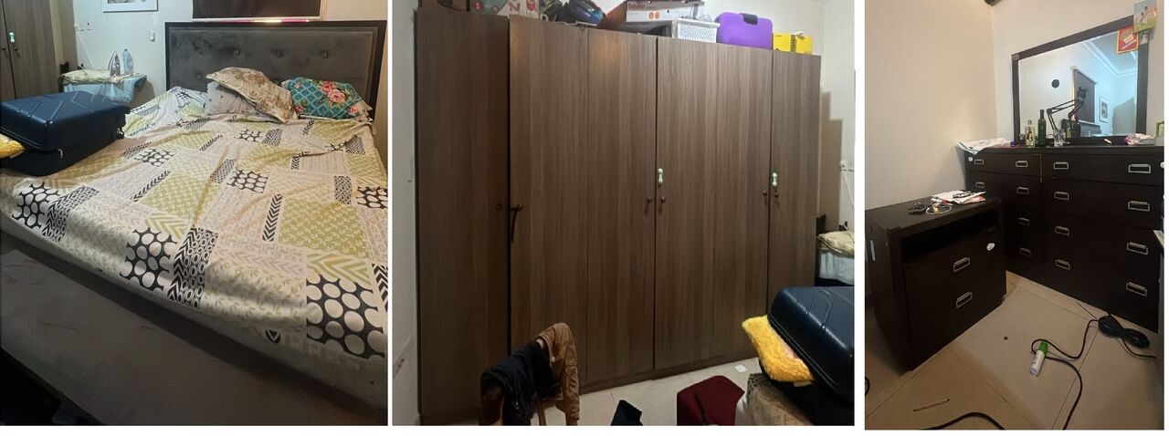 Khobar, Furniture, SAR 1500,  Selling Ashley Furnitures - Full Bed Set + 2 Sofa + Cupboards + 0547138455