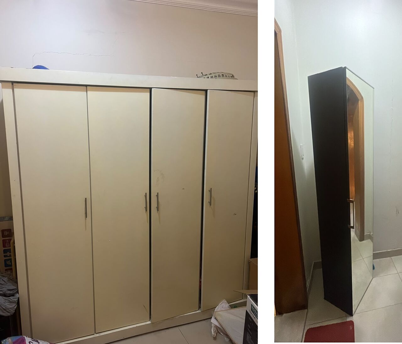 Khobar, Furniture, SAR 1500,  Selling Ashley Furnitures - Full Bed Set + 2 Sofa + Cupboards + 0547138455