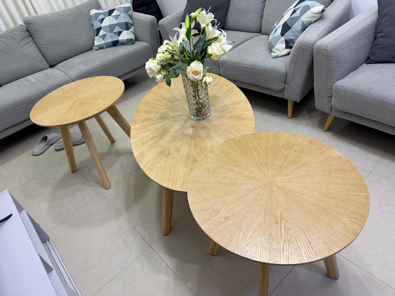 Al Muruj, Furniture, SAR 600,  Ccffee Table Set Of 3