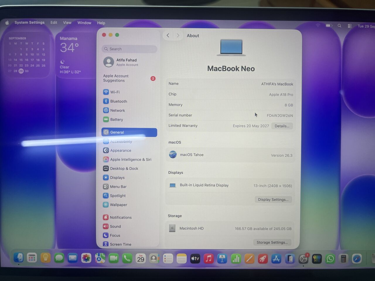 Manama, Computers, BHD 275,  Apple Macbook Neo 256GB