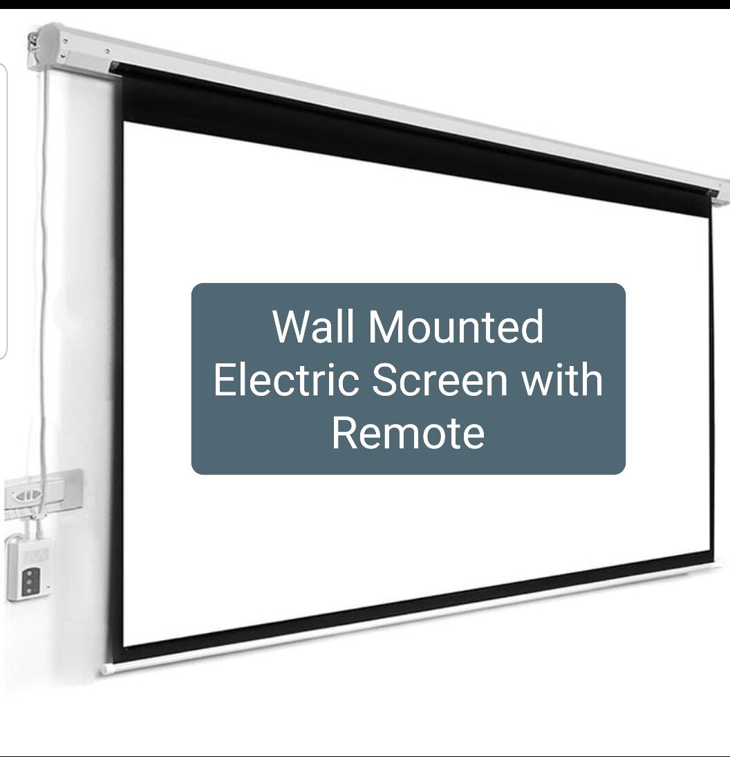 Manama, Computers, BHD 25,  New Projector Screen Box Pack All Size With Stand & Wall Mounted Available At Good Price