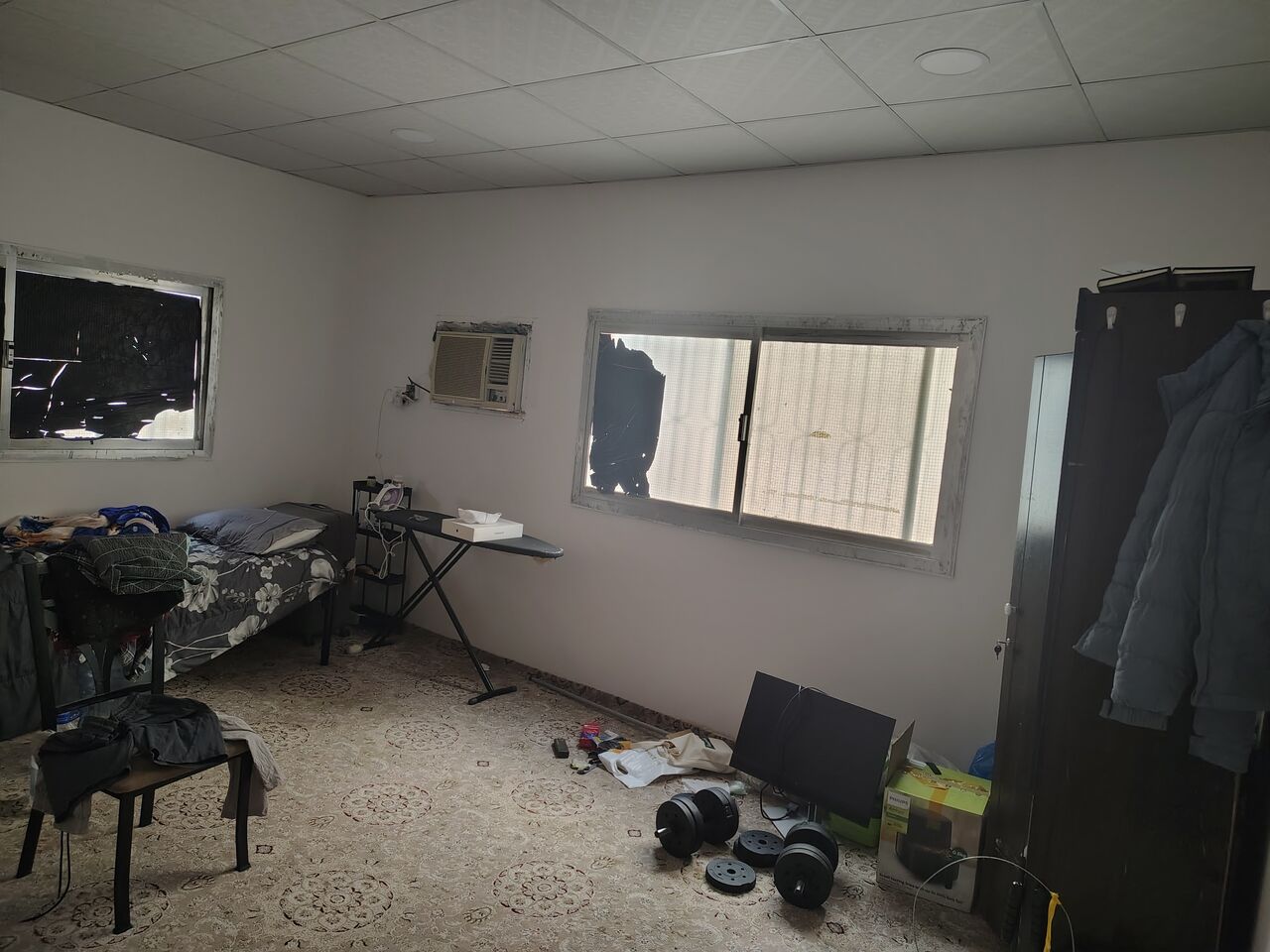 Abqaiq, Apartments, Flats, Houses & Villas, SAR 800/month,  1 BR,  FULL FURNISHED ROOM FOR BACHELOR &ndash; AVAIL NOV 1st, 800$ - SHARED KITCHEN,WASH ROOM & HALL