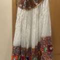 BHD 13,  Beautiful White Original Mirror Work Ghagra Choli For Sale