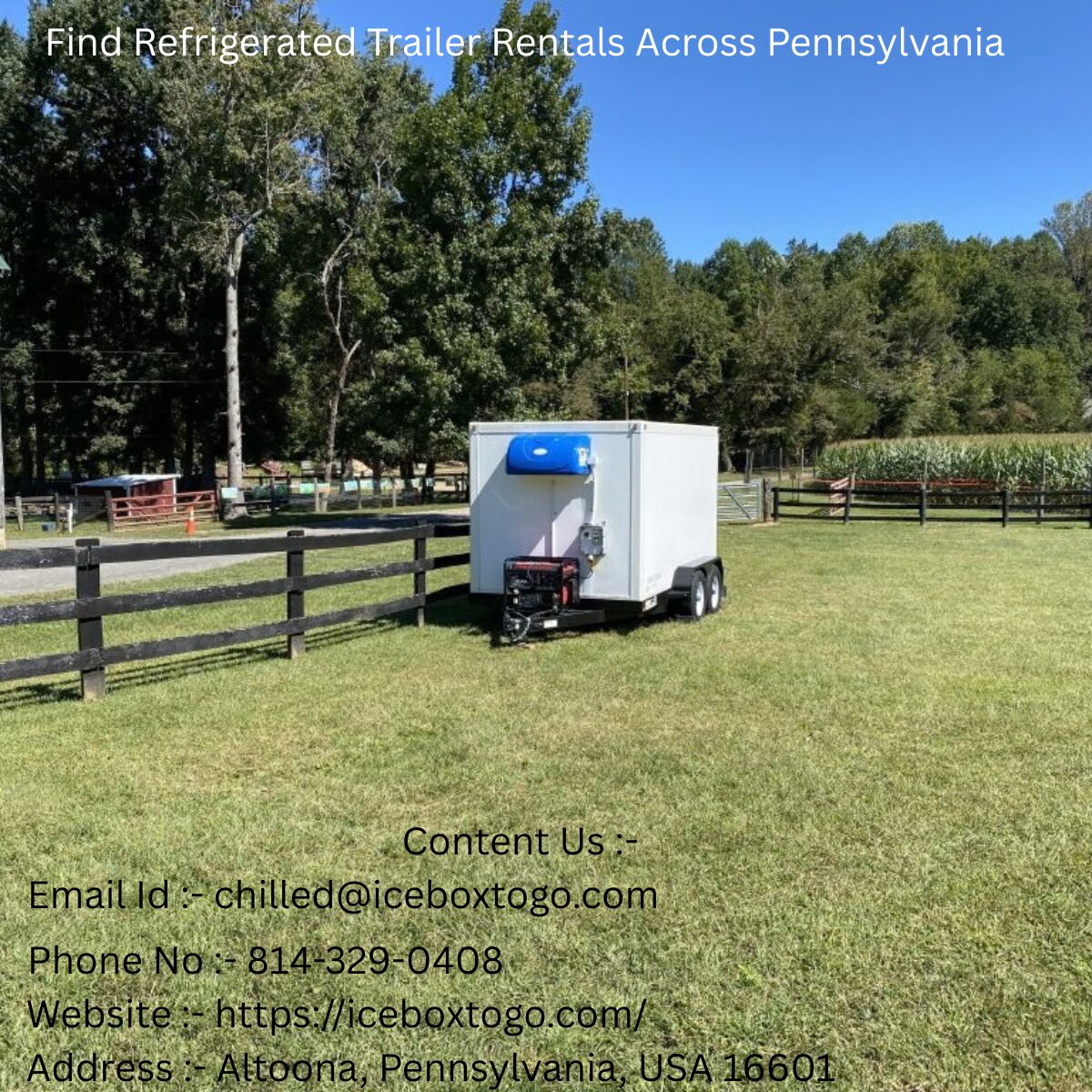 New York, Business, Refrigerated Trailer Rentals Near Me Altoona PA Made Simple Now