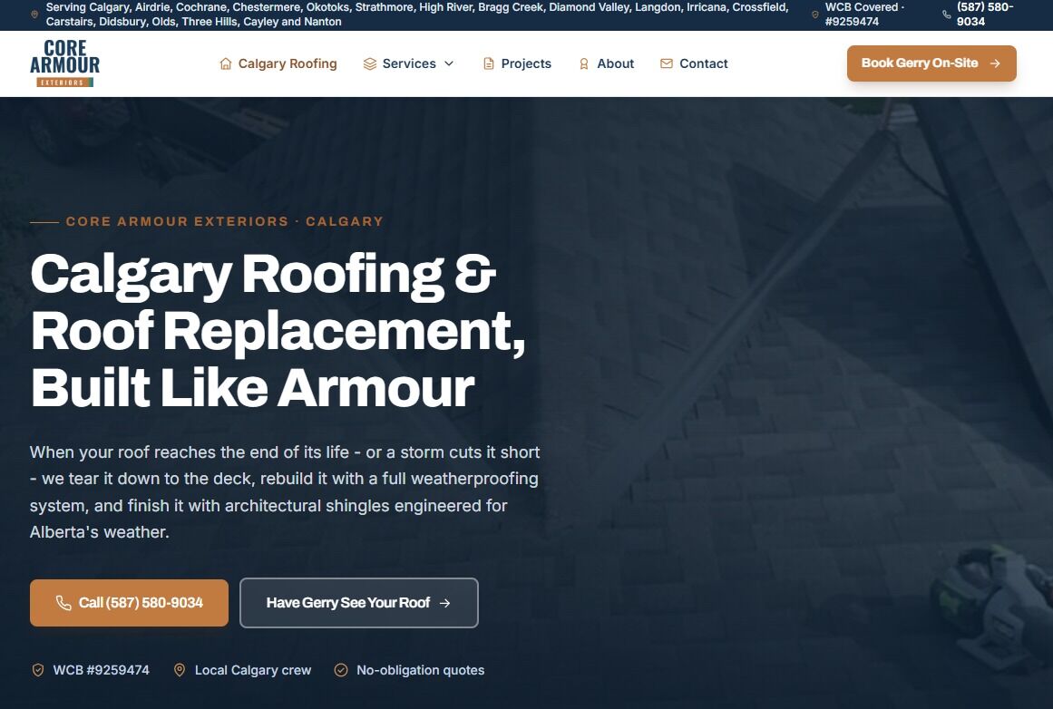Calgary, Construction, Core Armour Exteriors Inc.