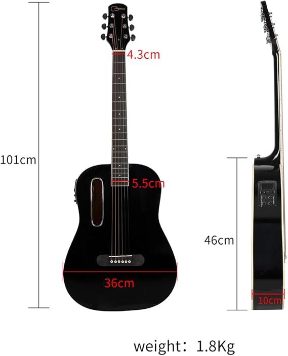 Riyadh, Musical Instruments, SAR 250,  String Acoustic Electric Guitar Kit,39 Inch