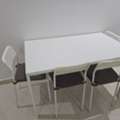SAR 300,  Ikea Dining Table _ Foyr Ikea Chairs