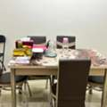 SAR 500,  Extendable Dining Table + 6 Chairs - 500