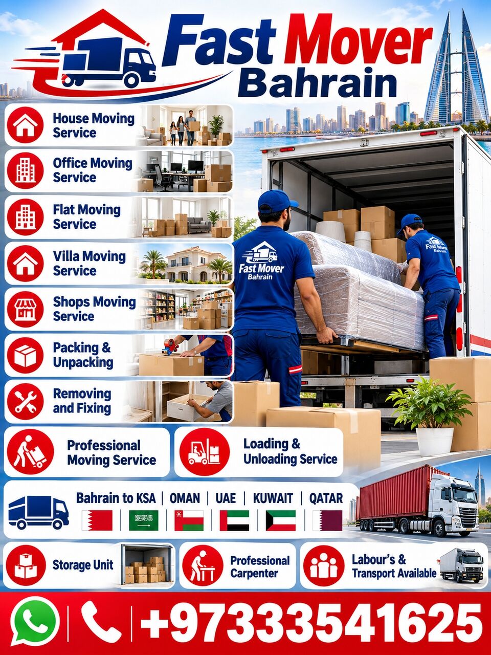 Manama City Centre, Labor/Moving, Moving Company In Bahrain