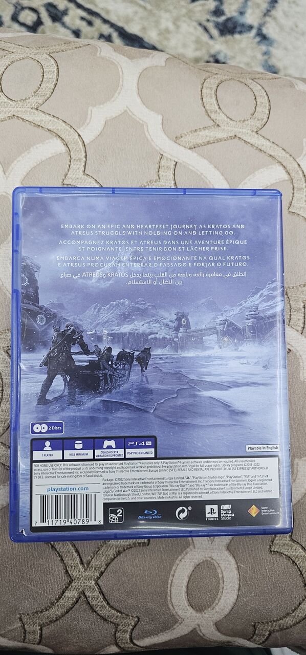 Al Rawdah, Video Games, SAR 90,  PS4 God Of War Ragnarok CD Used Only 5 Days