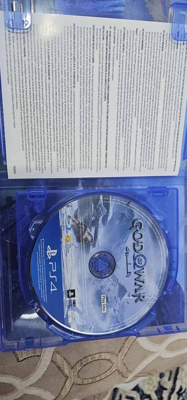 Al Rawdah, Video Games, SAR 90,  PS4 God Of War Ragnarok CD Used Only 5 Days