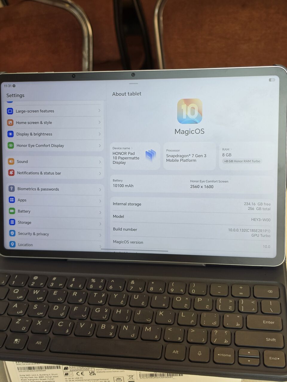 Dammam, Mobile Phones, SAR 1300,  Honor Pad 10 Keyboard