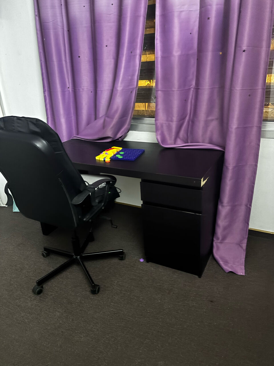 Olaya, Furniture, SAR 200,  Brown Sturdy Study Table With Chair