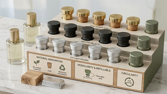 Paris, Wholesale Products, Custom Chrome Perfume Caps Collection
