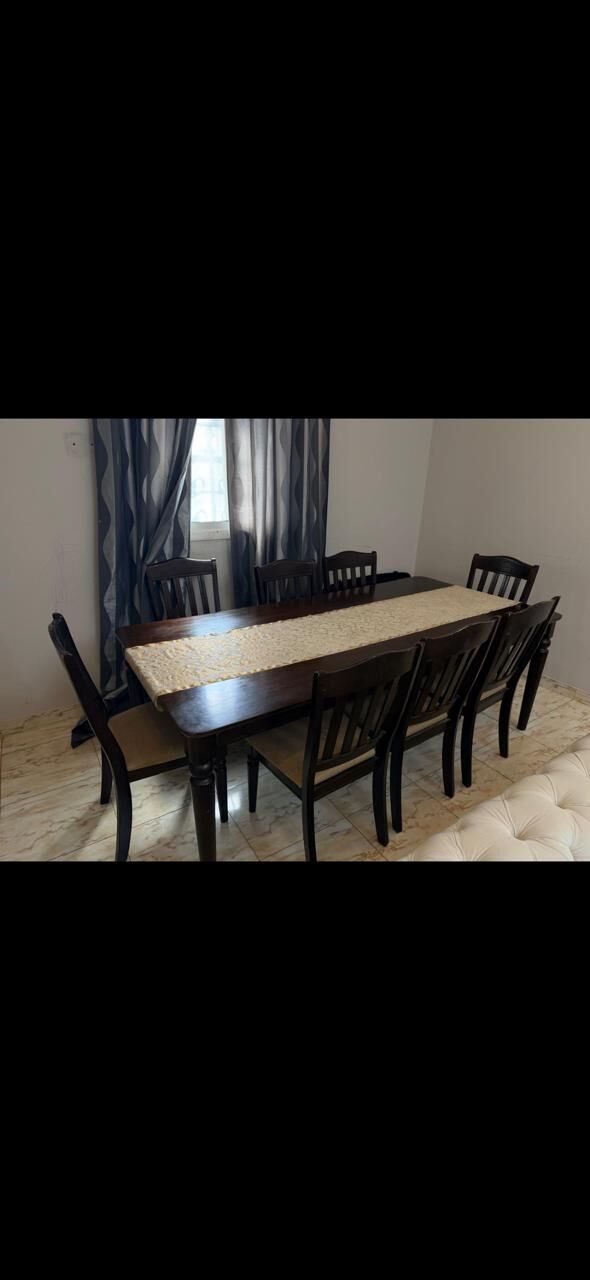 Riyadh, Furniture, SAR 1350,  Dining Table For Sale (8 Chair)