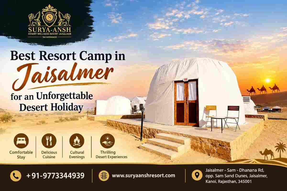 Jaipur, Restaurants, Best Resort Camp In Jaisalmer For An Unforgettable Desert Holiday