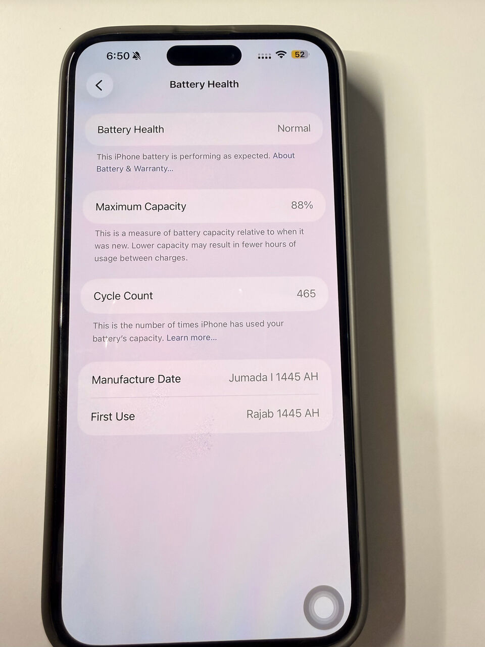 Riyadh, Mobile Phones, SAR 2900,  Iphone 15 Pro Max 256GB Natural Titanium 10/10