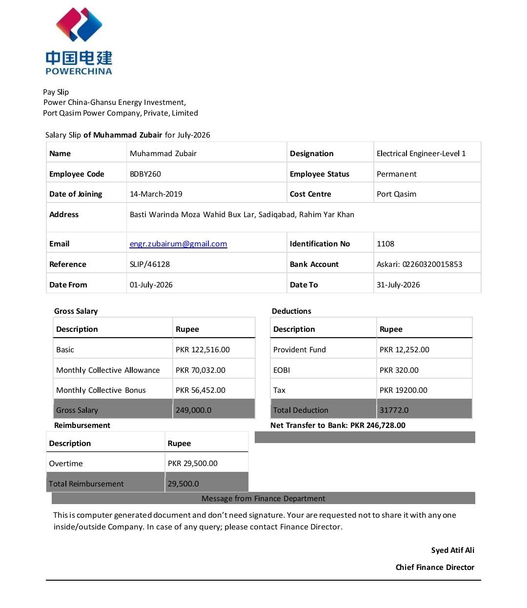Islamabad, Job Seekers, Electrical Engineer