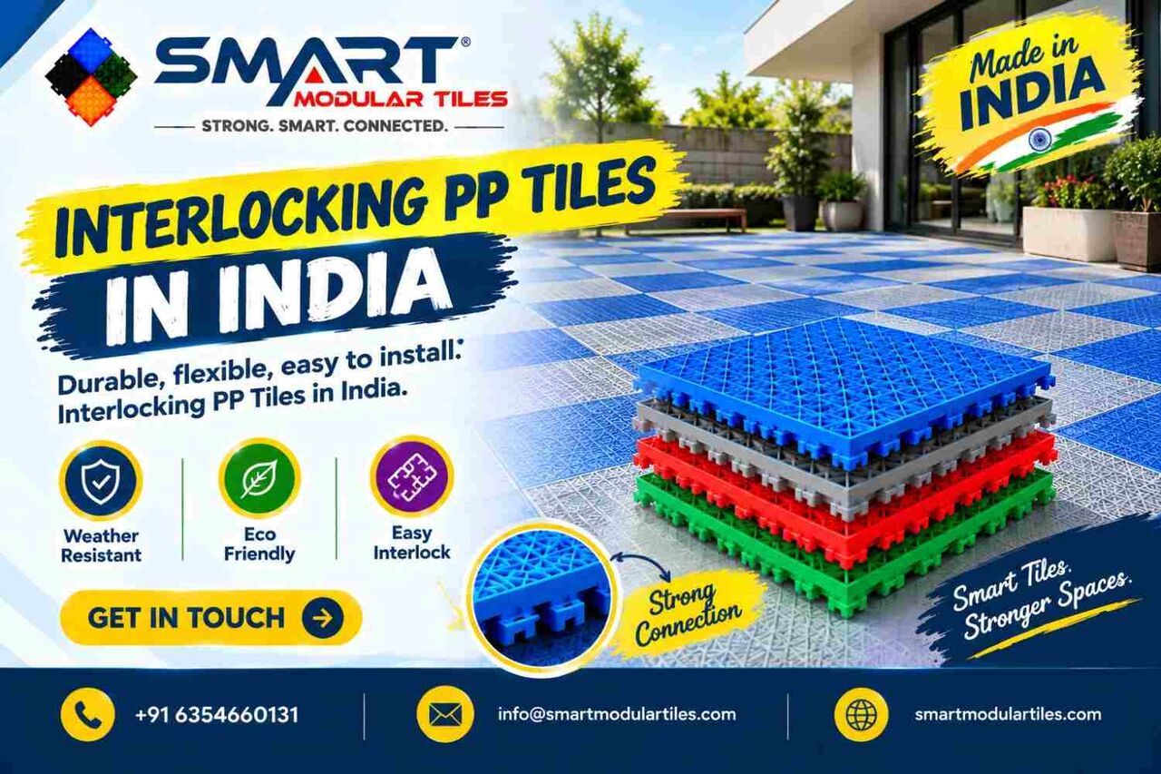 Mumbai, Construction, Interlocking PP Tiles In India