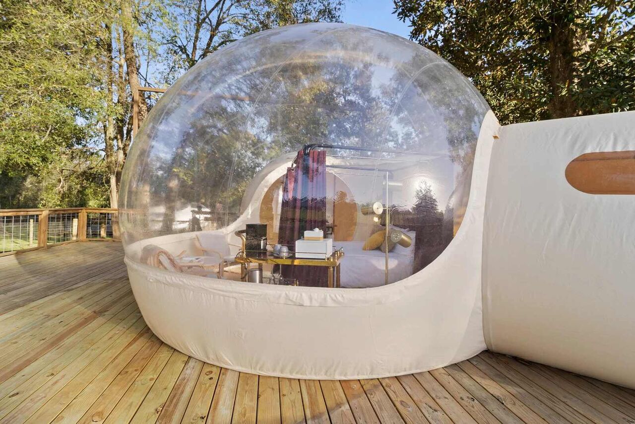 New York, Business, Clear Sky Dome For An Immersive Outdoor Experience
