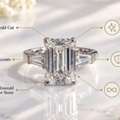 GBP 2450,  Beautiful Emerald Engagement Ring: A Timeless Expression Of Love