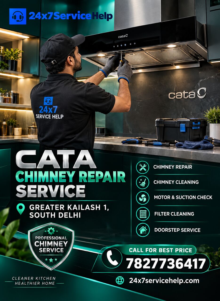 New Delhi, Appliance Repair, Cata Chimney Repair Service In Greater Kailash 1 South Delhi &ndash; Convenient Doorstep Assista