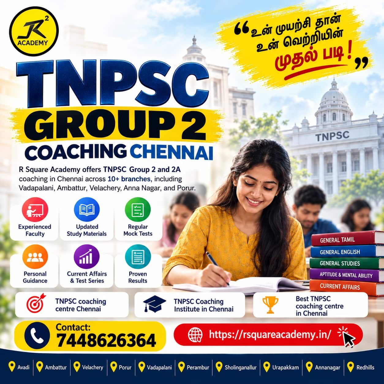 Chennai, Education, TNPSC Group 2 Coaching Chennai &ndash; Structured Preparation & Expert Guidance