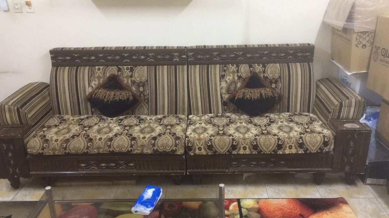 Dammam, Furniture, SAR 500,  Sofa Set & Single Bed For Sale !!