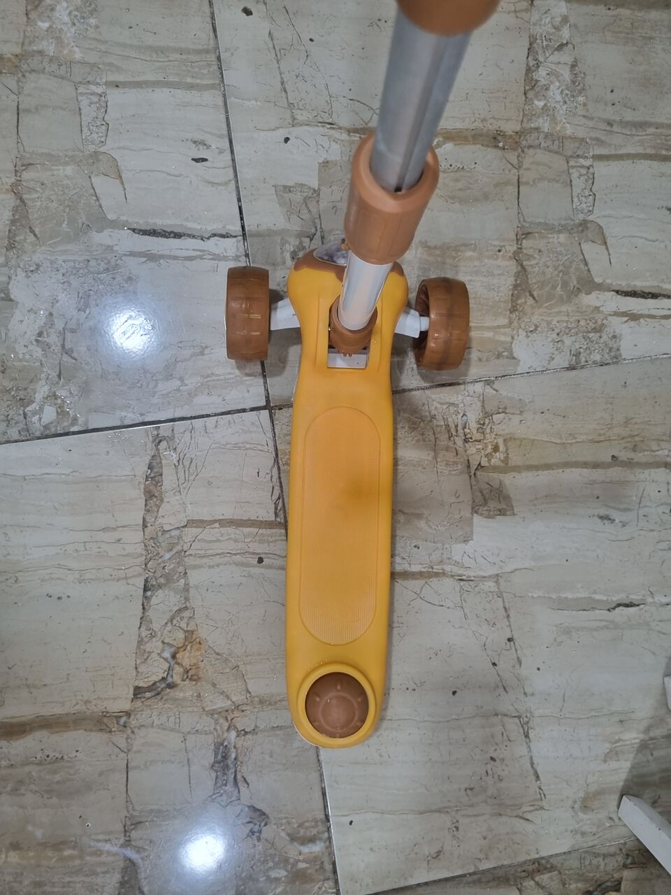 Al Thuqbah, Appliances, SAR 40,  3-Wheel Foldable Toddler Scooter With Lights & Music &ndash; Khobar (Good Condition)