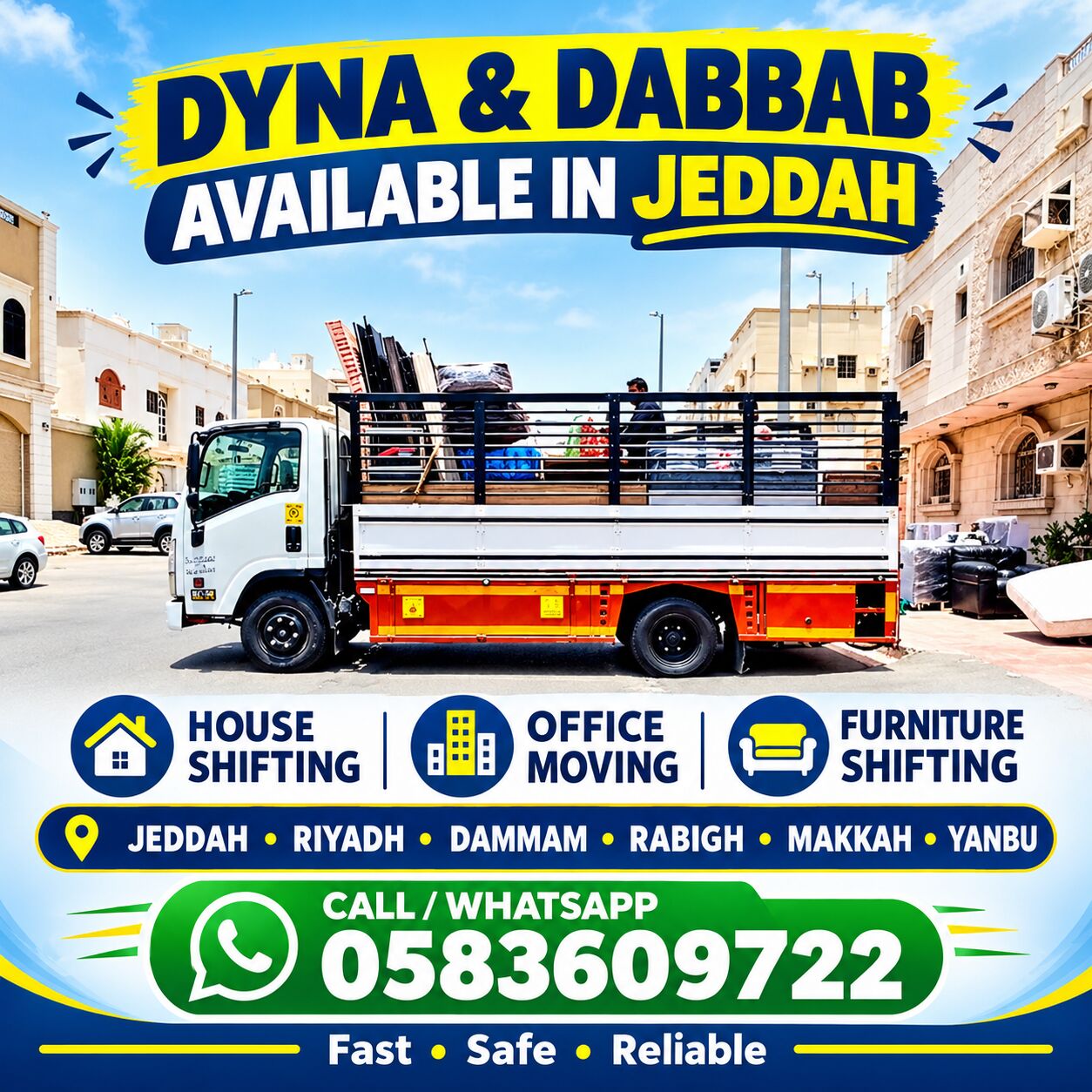 Dammam, Labor/Moving, HOME 🏡 OFFICE 🏬 VILLAS FURNITURE PACKING SHIFTING COMPANY DAM MAK 0583609722