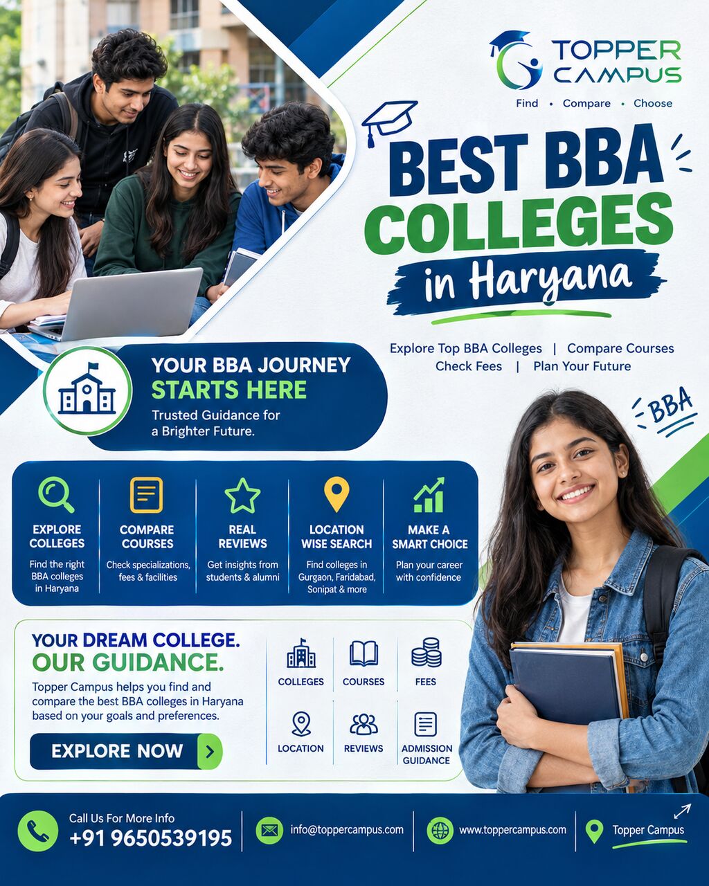 Haryana, Education, Best BBA Colleges In Haryana &ndash; Find The Right College With Topper Campus