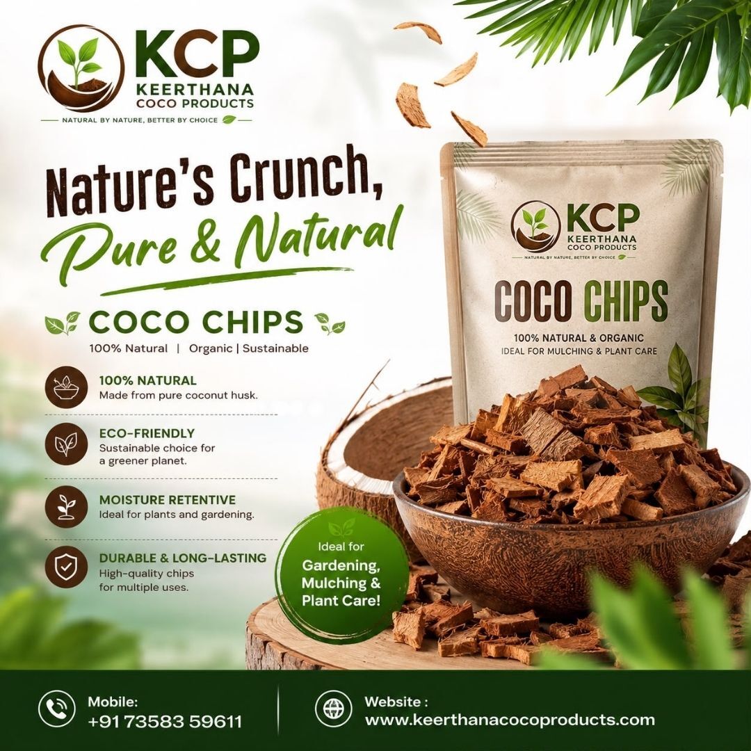 Mumbai, Farm/Garden, Keerthana Coco Products | Premium Coco Chips Supplier