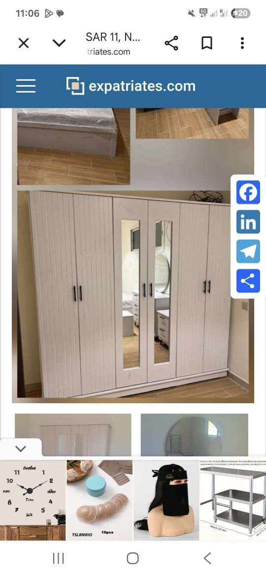 Al Salam, Furniture, SAR 111,  New Bedroom Set Sale Online Home Devlree
