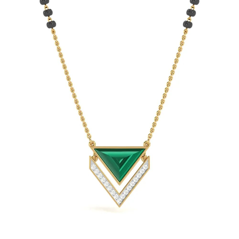 Ahmedabad, Jewelry, Lab Grown Diamond Mangalsutra Necklaces &ndash; Modern Designs